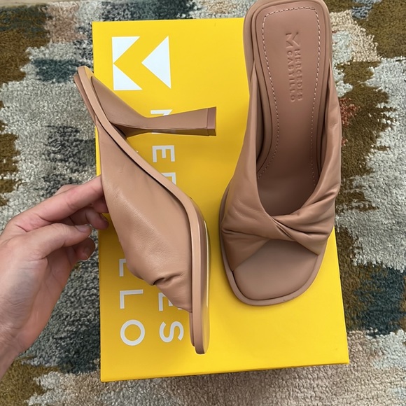 Tina high heel dune silk nappa - Picture 3 of 4